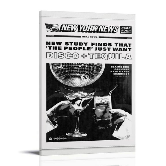 Trends Include Black And White Canvas Art, Hipster Girl Preppy Aesthetic (9) Painting Vintage Poster Picture Print Wall Art Poster Painting Canvas Posters Artworks Gift Room Aesthetic