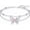 Butterfly C-October, variant on Sterling Silver Blue Opal Sea Turtle Anklet Bracelet for Women, Adjustable 9-11 Inch, Modern Style, Round Shape, Unisex, Silver Metal