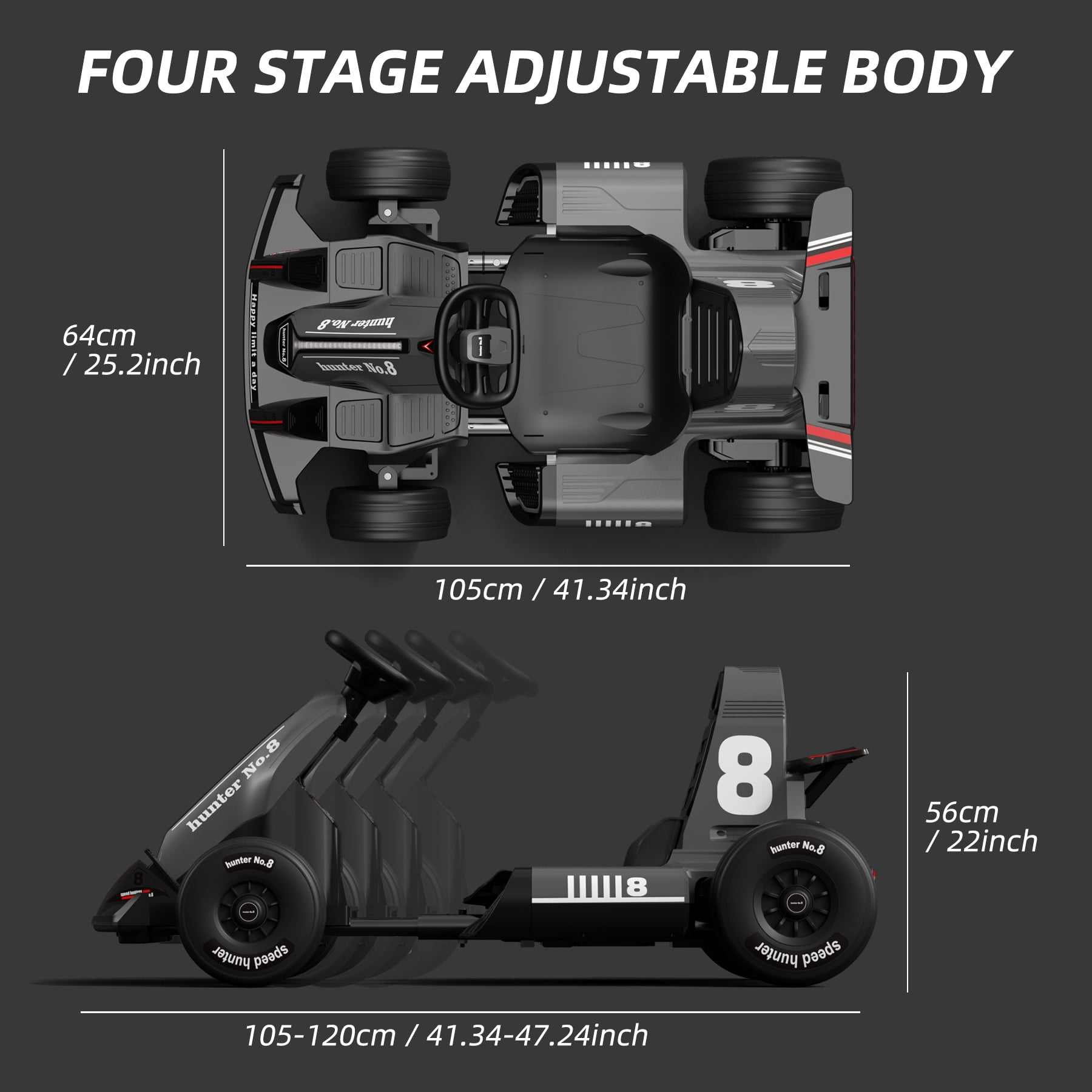 Walmart Black Friday Deals 2025 XJD Electric Go Kart 24V 7Ah