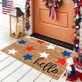 thumbnail image 4 of Non Slip Doormat Patriotic Entrance Rug, Durable Easy Clean Indoor Outdoor Floor Mat, Waterproof Entryway Rug for Kitchen Bathroom Laundry Room, Machine Washable Anti Skid Welcome Mat for Home Decor, 4 of 7
