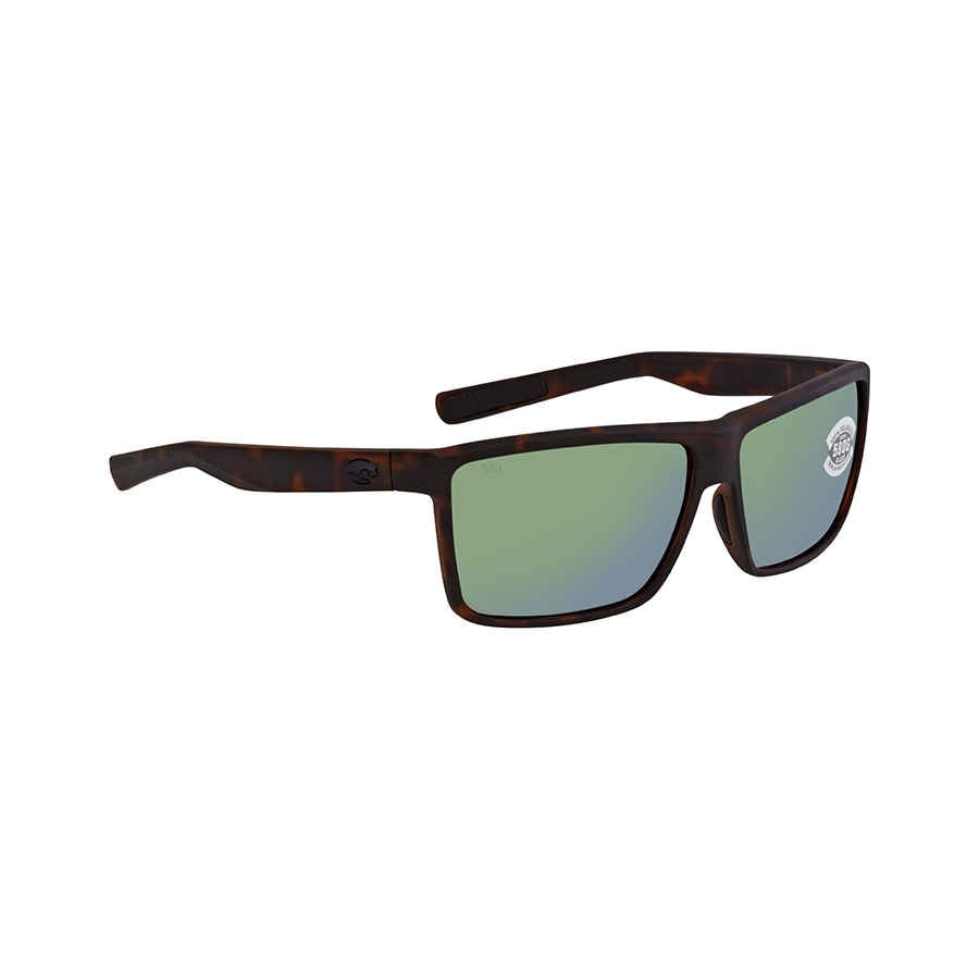 Costa Del Mar Men's Rinconcito Polarized Rectangular Sunglasses, Matte