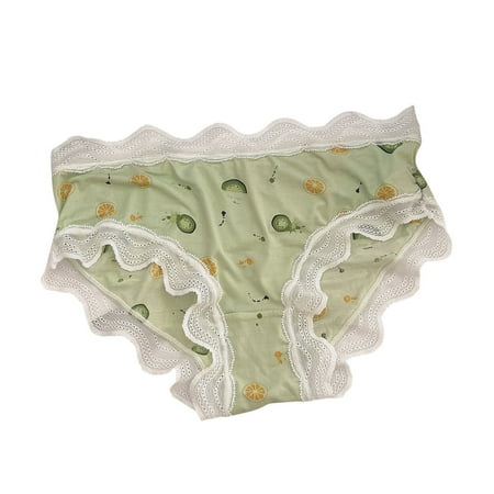 Dyegold Clearance Sale Panties for Women Womens Underwear Women s Lace Pants Low Waist Printed Sexy Cute Briefs Pants Soft Comfortable Stylish Lightweight for Daily wear