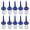 Blue/White, variant on M Buder 10pcs Golf Tees Brush Type Low Resistance Consistent Height Plastic Tees for Driver Training - Blue Handle White Hair, Unbreakable & Biodegradable (3.9 inches / 10 cm)