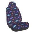thumbnail image 1 of Wukai Cute Shark Full Set Car Seat Covers with Soft Padding Universal Auto Front Seats Protector and Cushion Mat, 1 of 5