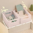 thumbnail image 2 of 2PCS Desktop Folding Storage Basket Office Simple Book Snacks Toy Storage Basket Dormitory Makeup Storage Box, 2 of 5