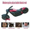 thumbnail image 4 of Unique Motorcycle Pizza Cutter Stainless Steel Motorbike Wheel Pizza Chopper on Clearance, 4 of 7
