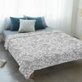 thumbnail image 4 of Grey Spring Floral Blanket Soft Cozy Warm Throw Blanket for Couch, Plush Fuzzy Flannel Fleece Blankets for Sofa, Farmhouse Flowers Elegant Pastoral Bed Blankets Lightweight Gifts for Women, 40"x50", 4 of 9
