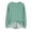 Light Green, variant on UFOUND Winter Sweatshirt For Women Tops Casual Raglan Long Sleeve Crew Neck Pullover Casual Solid Color Tops Everyday Dailywear