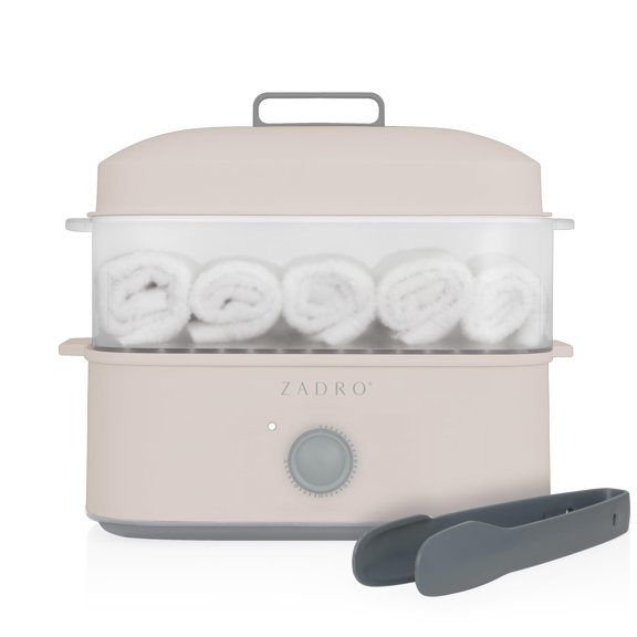 Vaporizador de toallas Zadro con temporizador de 30 minutos, tanque de 1.7 L, 120 V