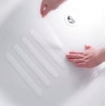 thumbnail image 3 of Cinta antideslizante transparente para baño, cinta adhesiva antideslizante para ducha, tira redonda de copo de nieve, pegatina antideslizante, 12 piezas, 3 of 4