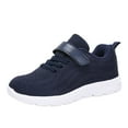 thumbnail image 2 of Toddler Sneakers Toddler Boy Shoes Fashion White Tennis Shoes Non- Cushioned Athletic Shoes Wide Toe Box School Uniform Golf Shoes for Tennis Running School Sports, 2 of 6