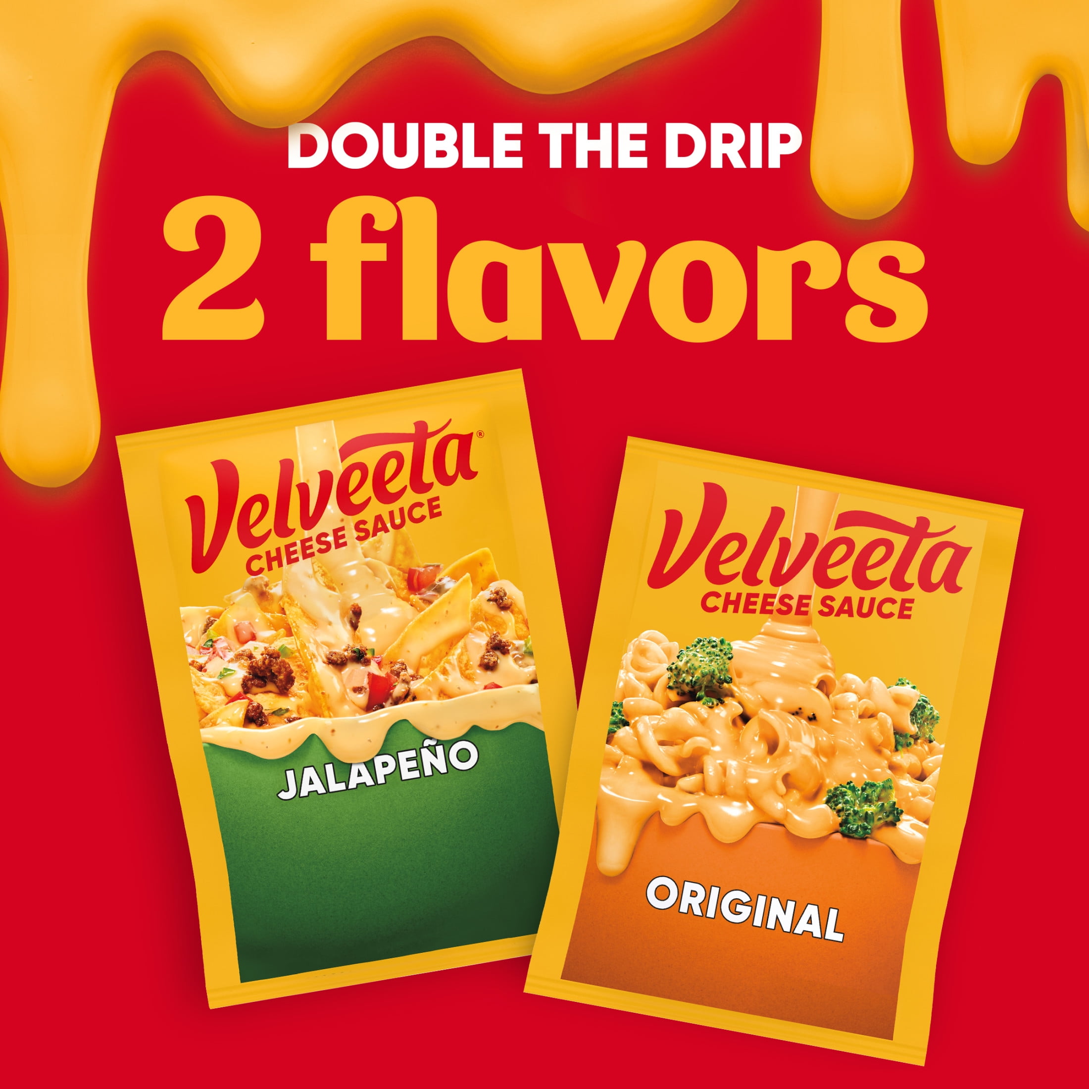 Velveeta Jalapeno Cheese Sauce Pouch, 4 oz Packet