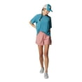 thumbnail image 3 of Columbia Women's PFG Uncharted Tech Tee Short Sleeve, Canyon Blue/W Uncharted, X-Large, 3 of 7