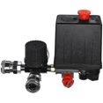 thumbnail image 5 of Medidores reguladores de válvula de control del interruptor de presión del compresor de aire de 220v 0-180psi con conector rápido (220v) (hy), 5 of 5
