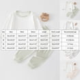 thumbnail image 3 of UAYOTSE Toddler Boys Long Sleeve Top and Pants 2-Piece Outfit Set, Casual Fall Winter Pajama and Loungewear Suit Size 1-2 Years, 3 of 8