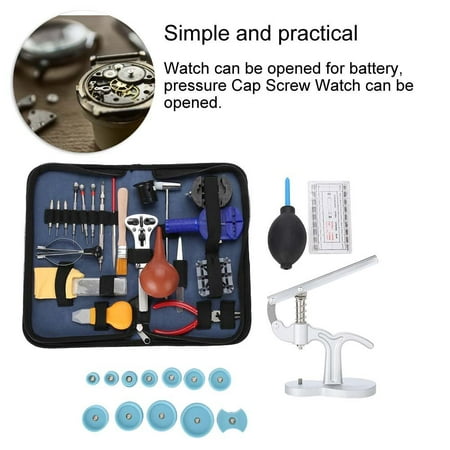 Yosoo Watch Back Removal Tool Kit,Watch Repair Tool Kit Case Opener Link Spring Bar Remover Watchmaker Tool,Watch Repair Kit, Watch Repair Tool