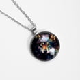 thumbnail image 4 of Wolf Glass Circular Pendant Necklace - Elegant Jewelry Piece for Everyday Wear, 4 of 5