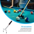 thumbnail image 3 of relayinert Support de Queue de Billard Rétractable avec Tête de Pont Remplaçable Accessoire de Table de Billard en Acier Inoxydable Compétition Intérieure Fourche Haute Argent, 3 of 9