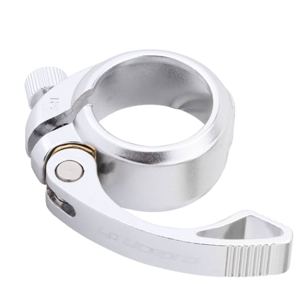 Soidarity Asientos de bicicleta de aleación de aluminio, Clip para sillín, tija de sillín, accesorios de repuesto para ciclismo, abrazadera para tija de Ciclismo Plata Soidarity OD023853-03
