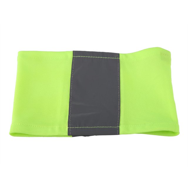 Collar reflectante para mascotas, bufanda fluorescente para perros y gatos, bandana, carpeta triangular, amarillo, S