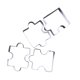 thumbnail image 1 of Juego de 4 cortadores de galletas de acero inoxidable para hornear, moldes para hornear DIY, 1 of 5