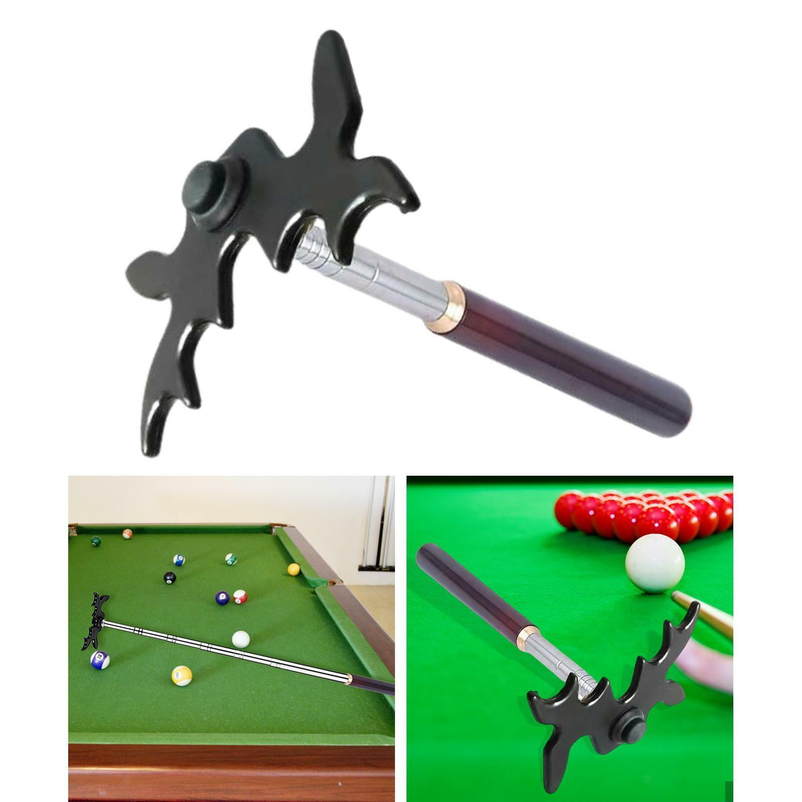 Pool Bridge Stick With Head Telescoping Extendable Pool Accessory