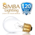 thumbnail image 5 of Simba Lighting Oven Light Bulb 300°C/572°F Rated A15 40W E26 Medium Base, 120V 2700K, 4-Pack, 5 of 8