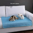 thumbnail image 2 of Becaristey Dog Cooling Mat Beat Heat With Cooling Mat For Dogs Breathable Pet Mat Mat Summer Summer Mat Bed Mat blue S(50*40cm) 1Set, 2 of 5