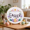 thumbnail image 5 of TIELUTT Easter Bunny Embroidery Complete DIY with Knitting Books and Patterns Knitting compatible with Machines Knitting Books Sweaters Knitted Throw Blankets for Couch Circular Knitting Needles Size, 5 of 5