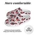 thumbnail image 6 of KLL Cute Chickens Pattern Adult Unisex Cozy Slippers,Fuzzy Slip-on Slippers TPR Sole Slippers Comfort Plush Home Footwear for Indoor & Outdoor-37/38, 6 of 7