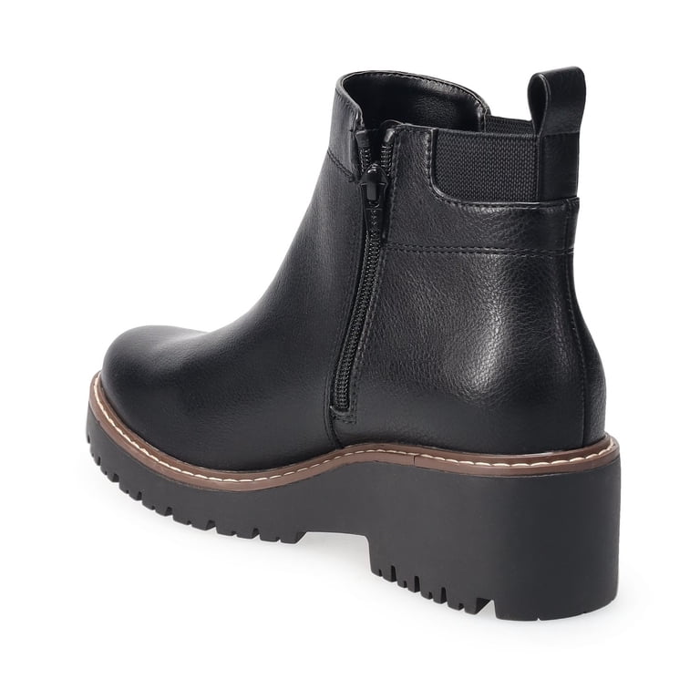 Sonoma Goods For Life® Wedge Gore Women's Booties Color: Black2