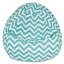 Majestic Home Goods Chevron Large Classic Bean Bag Chair, Multiple Colors