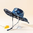 thumbnail image 2 of ZHENHONG Bucket Hats for Girls Baby Girl Sun Hat Outdoor Beach Hat With Wide Hats Ray Sun Protection Baby Floral Sun Hat Cap Sun Hats, 2 of 2