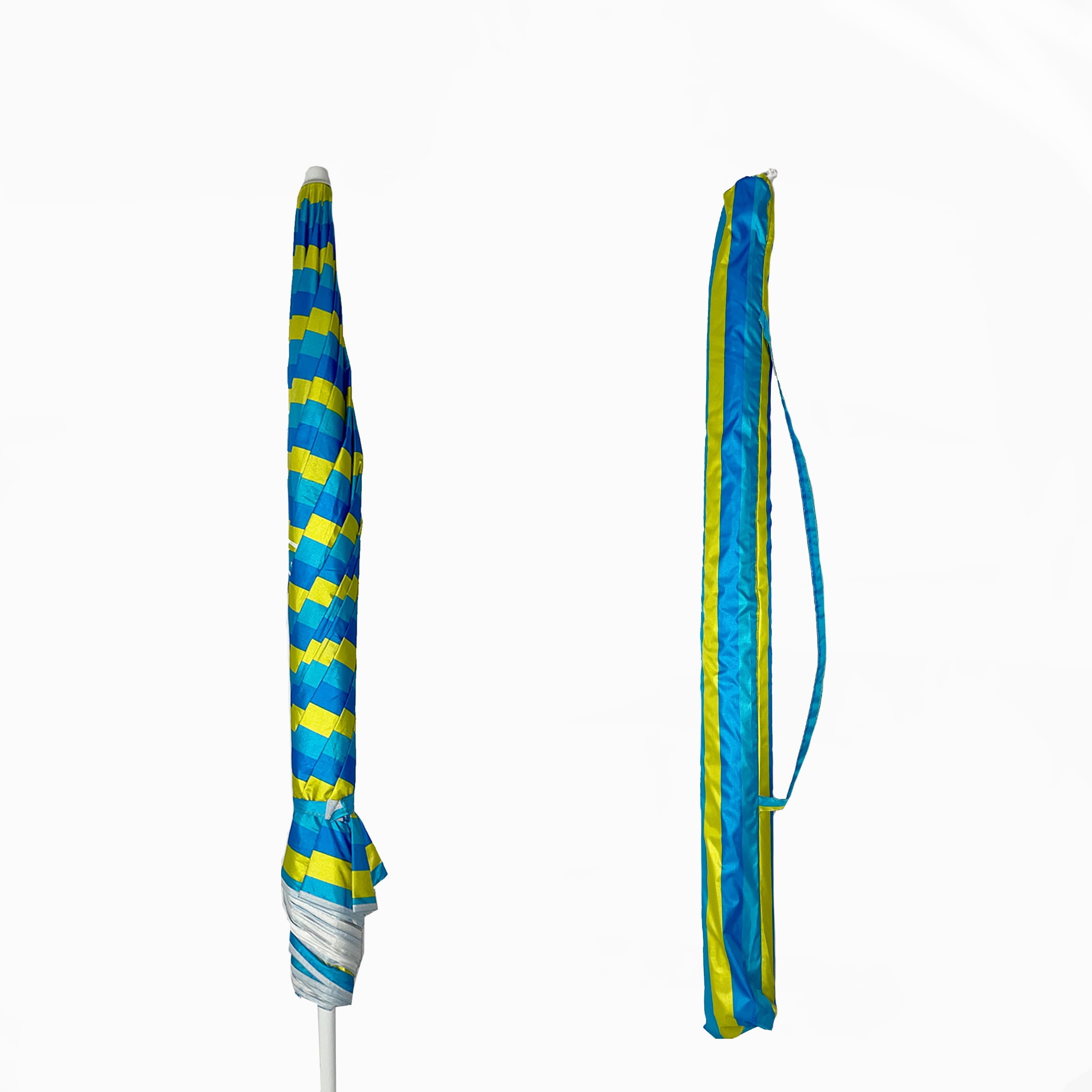 Caribbean Joe 6ft Beach Umbrella with UV Protection and Matching Case