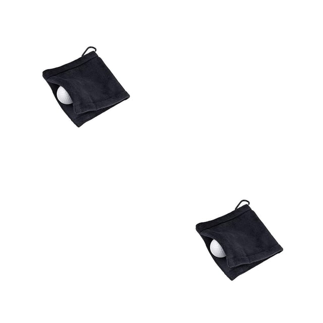 Toalla de limpieza de pelotas de golf Naiovety Microfibra Negro 2Conjunto
