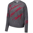 thumbnail image 2 of Women's Gray Ohio State Buckeyes Love Note Embroidered Sweater, 2 of 3
