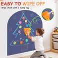thumbnail image 5 of Magnetic Wall Decal 40x32 Inch White Magnetic Wall Decal Arch Chalkboard with Multiple Accessories for Home Playroom and Classroom, 5 of 7
