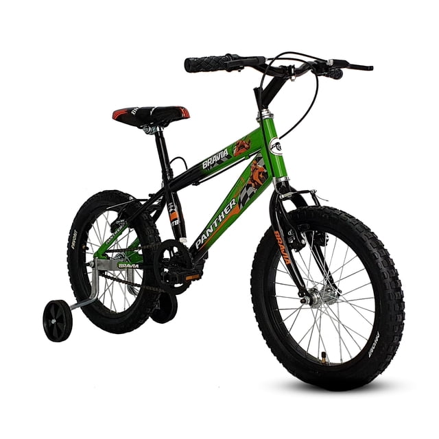Bicicleta Black Panther Bravia Rodada 16 H Verde