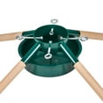 thumbnail image 3 of Northlight Green Metal and Wood Live Christmas Tree Stand - For Trees up to 7ft Tall, 3 of 3