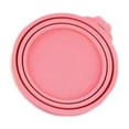 thumbnail image 1 of Tapa de lata de comida para perros y gatos, cubierta de sello Universal enlatada para suministros diarios para perros Rosa, 1 of 8