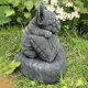 thumbnail image 5 of Estatua de bulldog francés, decoración de jardín, letrero de bienvenida, adorno artesanal de resina, escultura para interiores y exteriores, 5 of 5