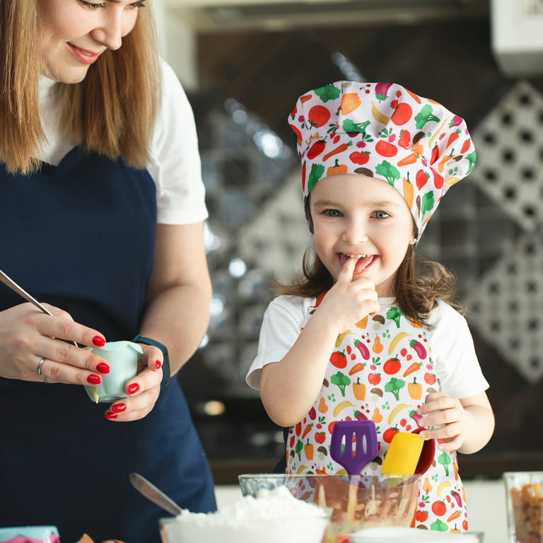 Tovla Jr. Kids Cookbook, Cooking Apron And Hat Set