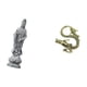 thumbnail image 5 of Estatua de Guan Yin, figura de latón, escultura china, adorno en miniatura elaborado en piedra y latón, ideal para decoración del hogar y la oficina., 5 of 8