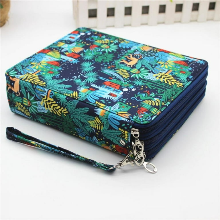 Portable Colored Pencil Case 480 Slots Pencil Case Or 320 Gel Pen Case  Organizer With Strap For Student Or Artist