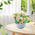 thumbnail image 4 of Flores artificiales decorativas, flores de simulación, flores secas, muebles de interior para el hogar, arreglos para la mesa del comedor, sala de estar, ramo de plástico, mueble de TV, plantas en mac, 4 of 6