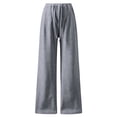 thumbnail image 6 of Maternity Yoga Pants Pregnancy Pregnant Women Elastic Waist Breathability Leisure Sports Straight-Leg Jeans Full Length Pants Gray Xl, 6 of 8