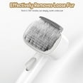 thumbnail image 2 of Dog & Cat Brush for Shedding, Self Cleaning Deshedding Brush with Adjustable Bristle Length & Dematting Comb, Skin Friendly Grooming Tool for Long & Medium-Long Hair Pets, 2 of 8
