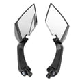 thumbnail image 4 of 2Pcs Motorcycle Modified Rearview Mirror Reverse Rear View Side Mirrors Carbon Fiber, 4 of 5