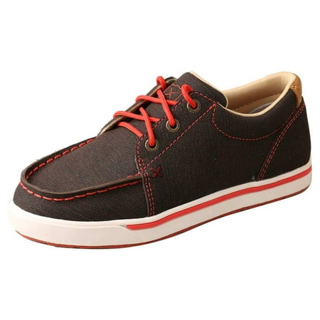 

Twisted X Boots Boys YCA0010 Kids Twisted X and Grenadine DuraTWX Kicks Shoe 13.5 Black