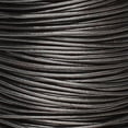 thumbnail image 3 of The Beadsmith Leather Cord – Metallic Grey – .5mm Spool – 25 Yards/22.86 Meters – Indian Leather Thong Ideal for Braiding, Beading, Necklaces, Fine Lacing, Hair Accessories & DIY Jewelry Making, 3 of 7